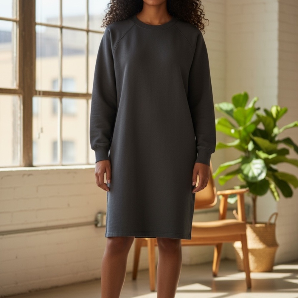 Sporty Black Women's Dress